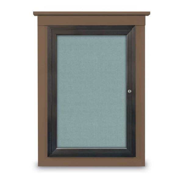 Sliding Glass Enclosed Letterboard, 96"x3